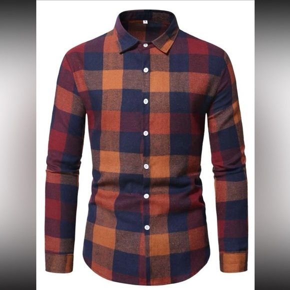 SHEIN Other - Shein Men Buffalo Plaid Print Shirt